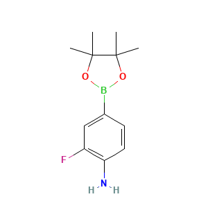 2-Fluoro-4-(tetramethyl-1,3,2-dioxaborolan-2-yl)aniline