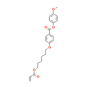 4-Methoxyphenyl 4-((6-((1-oxo-2-propen-1-yl)oxy)hexyl)oxy)benzoate