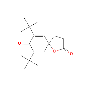 7,9-Di-tert-butyl-1-oxaspiro(4.5)deca-6,9-diene-2,8-dione