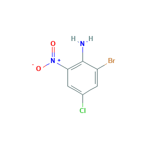 2-Bromo-4-chloro-6-nitrobenzenamine