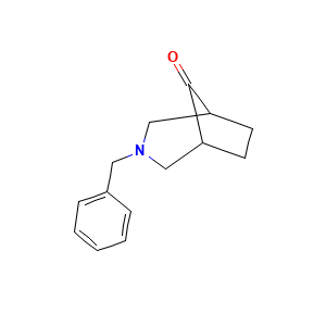 3-Benzyl-3-azabicyclo(3.2.1)octan-8-one