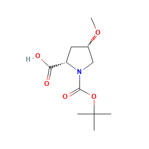 (2S,4S)-1-[(tert-butoxy)carbonyl]-4-methoxypyrrolidine-2-carboxylic acid