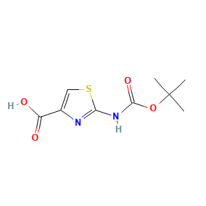 2-Amino-1,3-thiazole-4-carboxylic acid, N-BOC protected