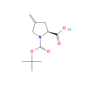 (2S)-1-((tert-butoxy)carbonyl)-4-methylidenepyrrolidine-2-carboxylic acid