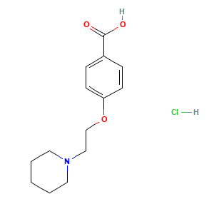 4-(2-Piperidinoethoxy)benzoic acid hydrochloride