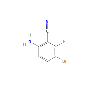 6-Amino-3-bromo-2-fluorobenzonitrile