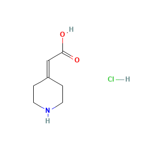2-(Piperidin-4-ylidene)acetic acid hydrochloride