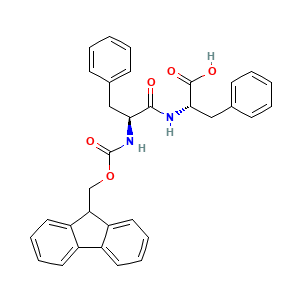 (S)-2-((S)-2-((((9H-Fluoren-9-yl)methoxy)carbonyl)amino)-3-phenylpropanamido)-3-phenylpropanoic acid