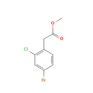 Methyl 4-bromo-2-chlorobenzeneacetate