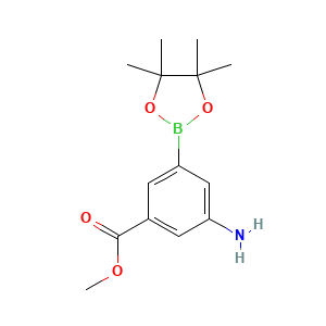 Methyl 3-amino-5-(4,4,5,5-tetramethyl-1,3,2-dioxaborolan-2-yl)benzoate