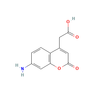 (7-Amino-2-oxo-2H-1-benzopyran-4-yl)acetic acid