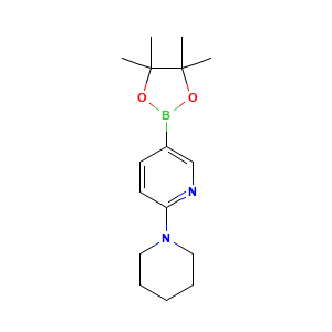 1-[5-(4,4,5,5-Tetramethyl-1,3,2-dioxaborolan-2-yl)-2-pyridinyl]piperidine