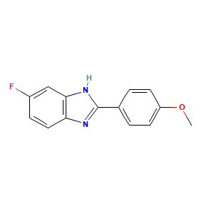 6-Fluoro-2-(4-methoxyphenyl)-1H-benzimidazole