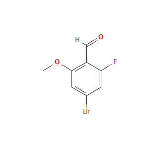 4-Bromo-2-fluoro-6-methoxybenzaldehyde