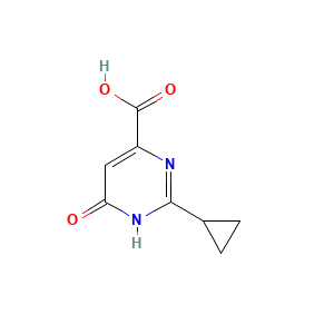 2-Cyclopropyl-6-hydroxypyrimidine-4-carboxylic acid