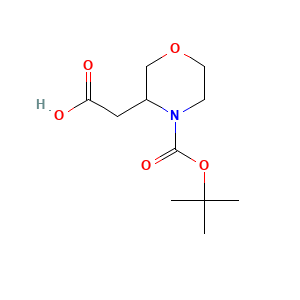 2-(4-((Tert-butoxy)carbonyl)morpholin-3-yl)acetic acid