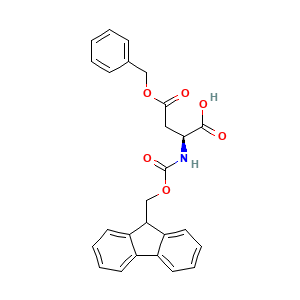 (2S)-4-(Benzyloxy)-2-({[(9H-fluoren-9-yl)methoxy]carbonyl}amino)-4-oxobutanoic acid