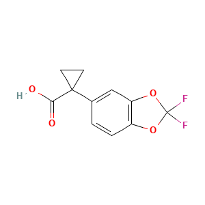 1-(2,2-Difluoro-1,3-benzodioxol-5-yl)cyclopropanecarboxylic acid