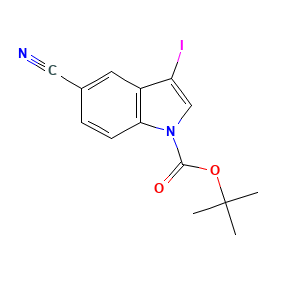 tert-butyl 5-cyano-3-iodo-1H-indole-1-carboxylate