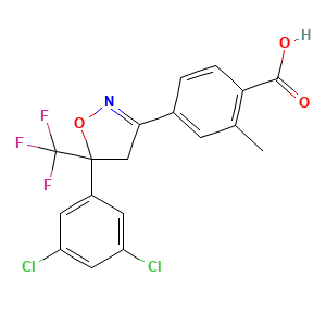 4-(5-(3,5-Dichlorophenyl)-5-(tri fluoromethyl)-4,5-dihydroisoxazol-3-yl)-2-methylbenzoic acid