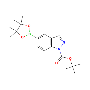 tert-Butyl 5-(4,4,5,5-tetramethyl-1,3,2-dioxaborolan-2-yl)-1H-indazole-1-carboxylate