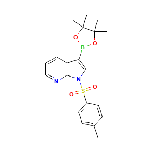 3-(4,4,5,5-Tetramethyl-1,3,2-dioxaborolan-2-yl)-1-tosyl-1H-pyrrolo[2,3-b]pyridine