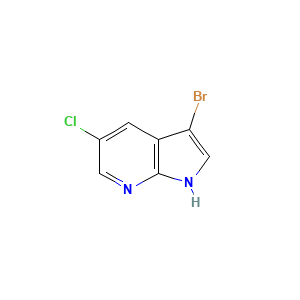 3-Bromo-5-chloro-1H-pyrrolo(2,3-b)pyridine