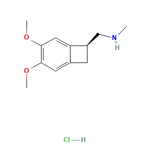 Bicyclo(4.2.0)octa-1,3,5-triene-7-methanamine, 3,4-dimethoxy-N-methyl-, hydrochloride (1:1), (7S)-