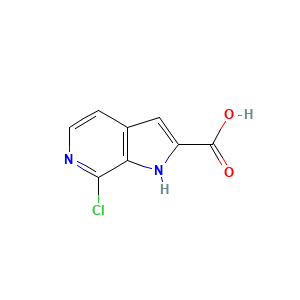 7-chloro-1H-pyrrolo[2,3-c]pyridine-2-carboxylic acid
