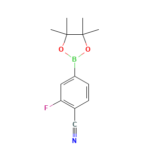 2-Fluoro-4-(4,4,5,5-tetramethyl-1,3,2-dioxaborolan-2-yl)benzonitrile