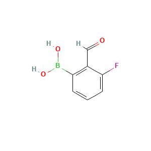 3-Fluoro-2-formylbenzeneboronic acid