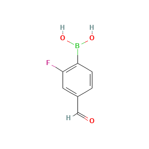 2-Fluoro-4-formylbenzeneboronic acid