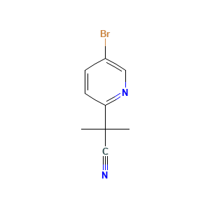 2-(5-Bromopyridin-2-yl)-2-methylpropanenitrile