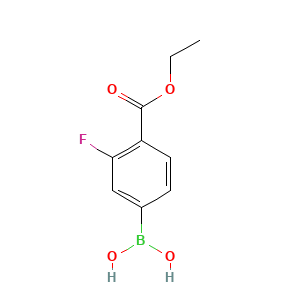 4-(Ethoxycarbonyl)-3-fluorophenylboronic Acid (contains varying amounts of Anhydride)