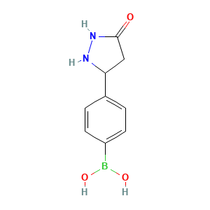 (4-(5-Oxopyrazolidin-3-yl)phenyl)boronic acid