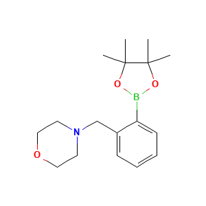 4-[[2-(4,4,5,5-Tetramethyl-1,3,2-dioxaborolan-2-yl)phenyl]methyl]morpholine