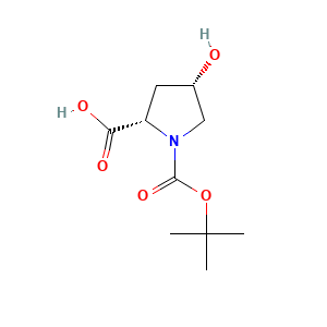 (2S,4S)-1-(tert-butoxycarbonyl)-4-hydroxypyrrolidine-2-carboxylic acid