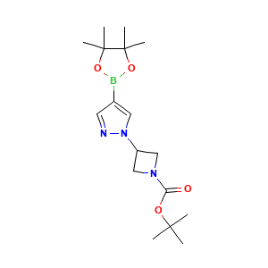 tert-Butyl 3-[4-(4,4,5,5-tetramethyl-1,3,2-dioxaborolan-2-yl)-1H-pyrazol-1-yl]azetidine-1-carboxylate