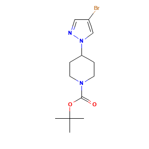 tert-Butyl 4-(4-bromo-1H-pyrazol-1-yl)piperidine-1-carboxylate