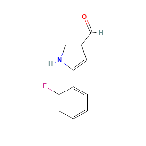 5-(2-fluorophenyl)-1H-pyrrole-3-carbaldehyde