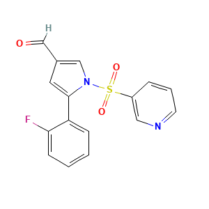 5-(2-Fluorophenyl)-1-(3-pyridinylsulfonyl)-1H-pyrrole-3-carboxaldehyde