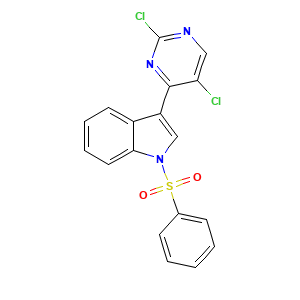 3-(2,5-Dichloropyrimidin-4-yl)-1-(phenylsulfonyl)-1H-indole