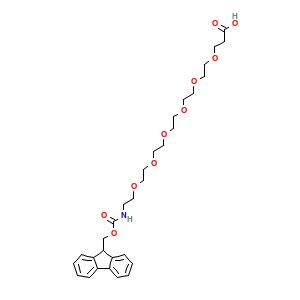 1-(9H-Fluoren-9-ylmethyl) 5,8,11,14,17,20-hexaoxa-2-azatricosanedioate