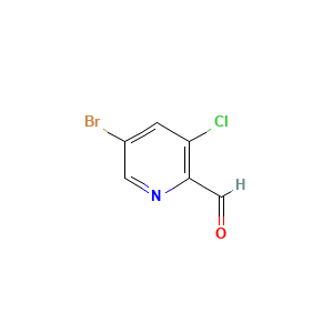 5-Bromo-3-chloropyridine-2-carbaldehyde