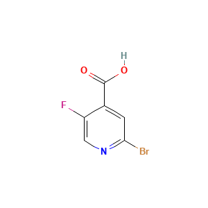 2-Bromo-5-fluoroisonicotinic acid