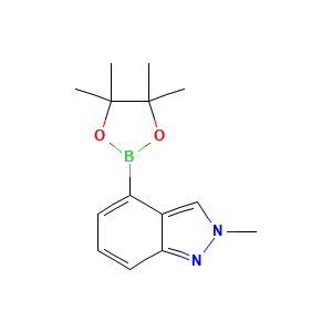 2-methyl-4-(4,4,5,5-tetramethyl-1,3,2-dioxaborolan-2-yl)-2H-indazole