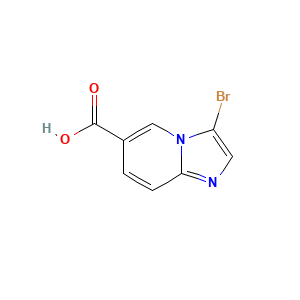 3-Bromoimidazo[1,2-A]pyridine-6-carboxylic acid