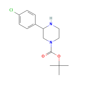 Tert-butyl 3-(4-chlorophenyl)piperazine-1-carboxylate
