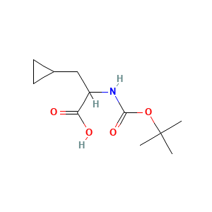 2-(((Tert-butoxy)carbonyl)amino)-3-cyclopropylpropanoic acid
