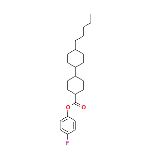 [1,1'-Bicyclohexyl]-4-carboxylic acid, 4'-pentyl-, 4-fluorophenyl ester